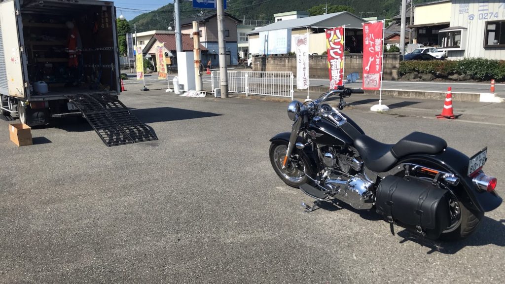 ファットボーイのバイク車検