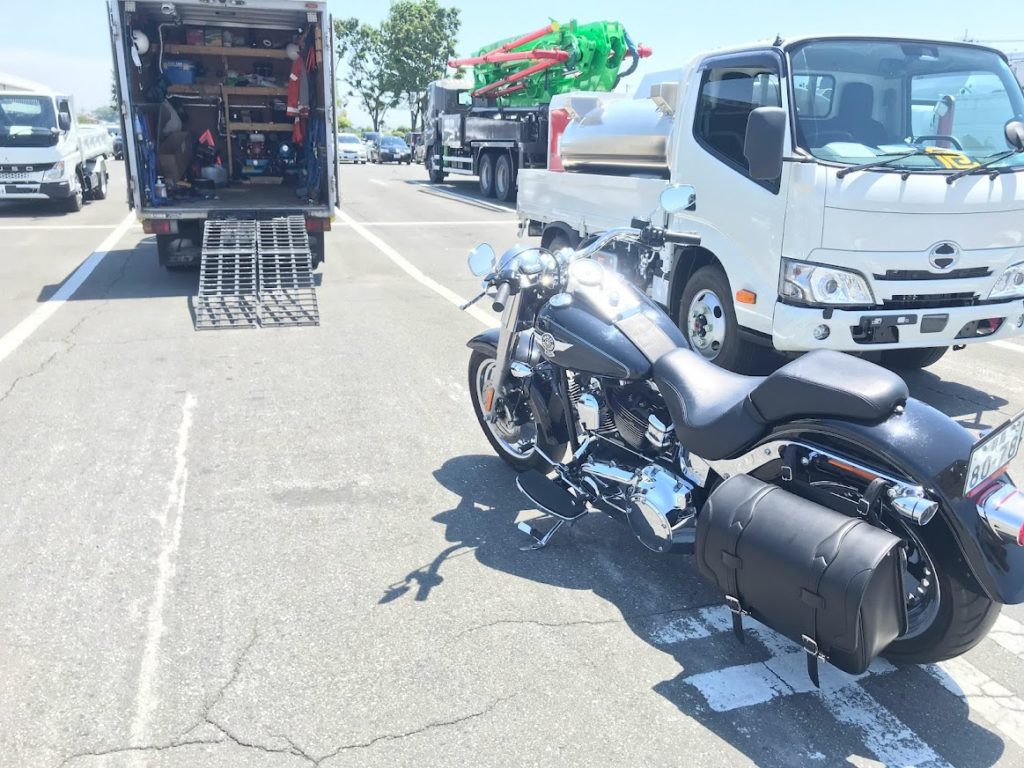 ファットボーイのバイク車検