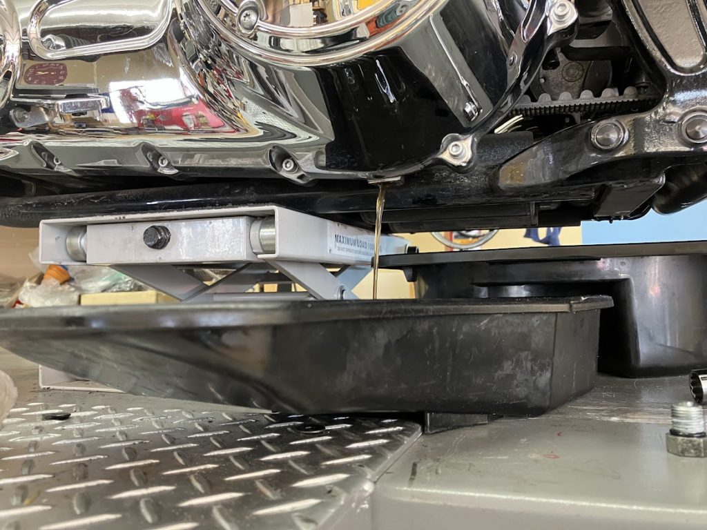 プライマリーオイル交換