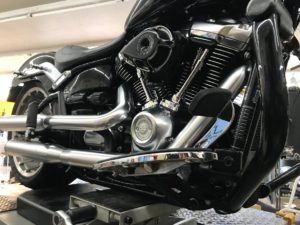 ファットボーイのエンジンオイル交換