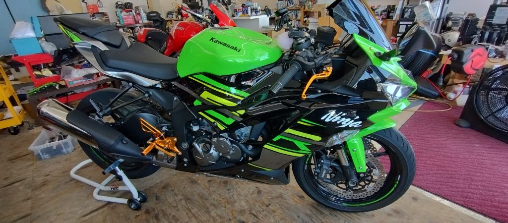 ZX6Rのバイク車検