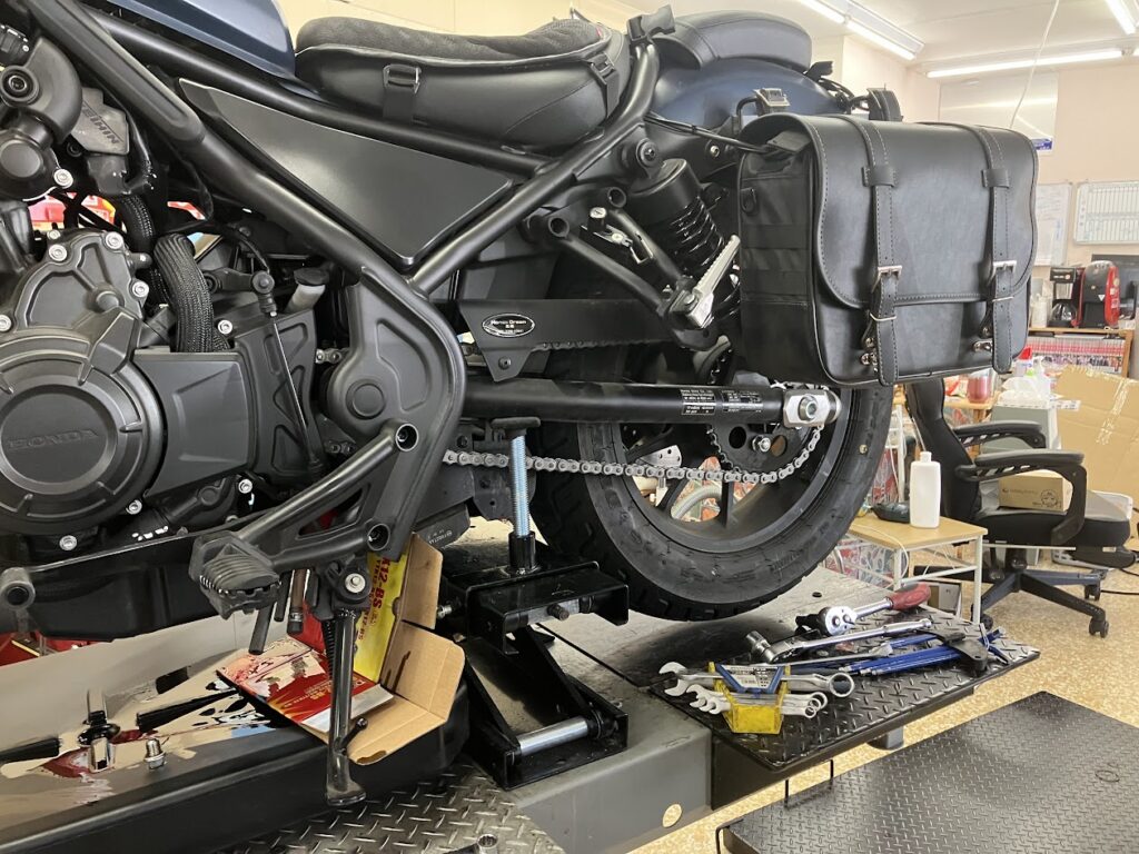 レブル500のオイル交換