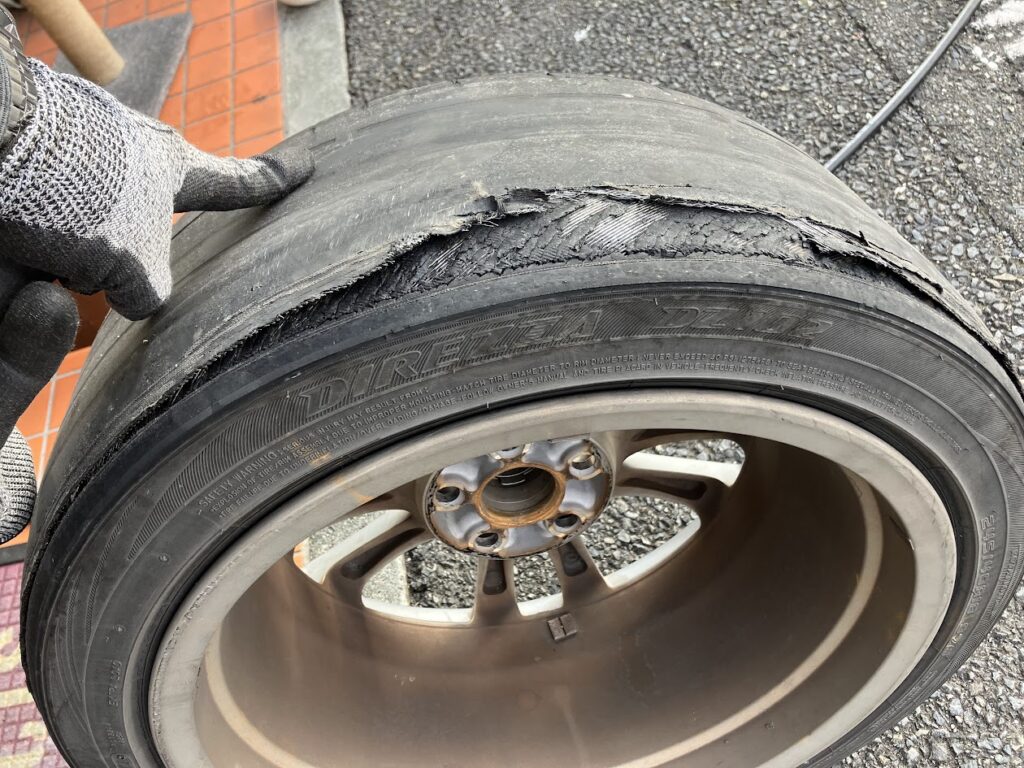 レクサスISのタイヤ交換