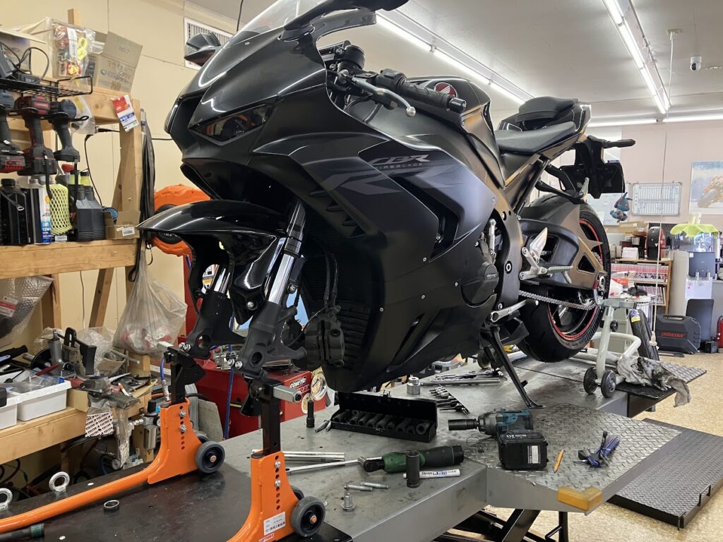 バイクの持込タイヤ交換