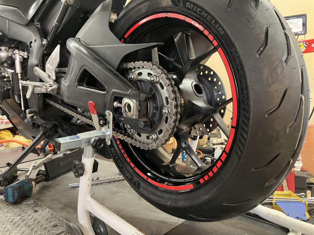 バイクの持込タイヤ交換