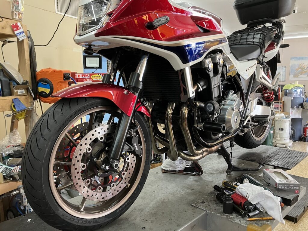 バイクの持込タイヤ交換