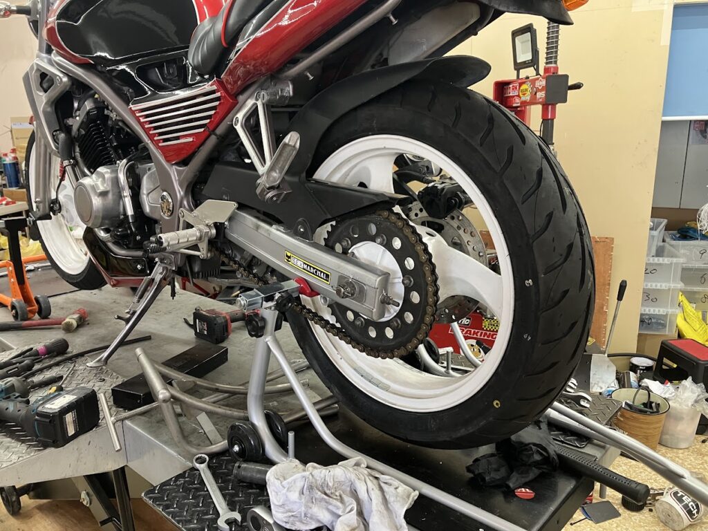 バイクの持込タイヤ交換