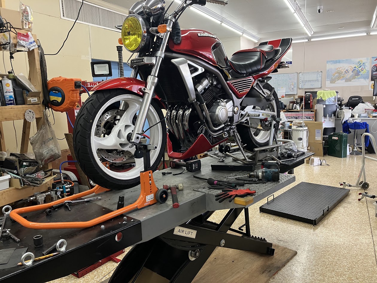 バイクの持込タイヤ交換